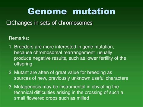 PPT - Mutation Breeding PowerPoint Presentation - ID:444006