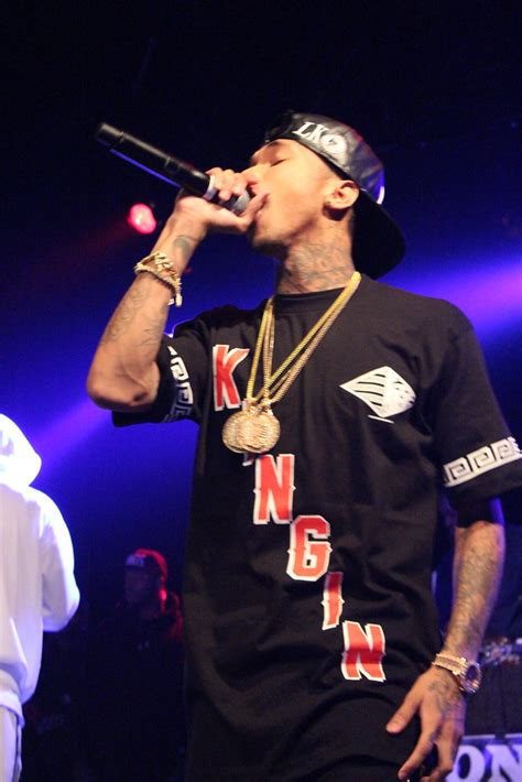 Tyga Owns The Stage | The rapper jumps around and waves his … | Flickr