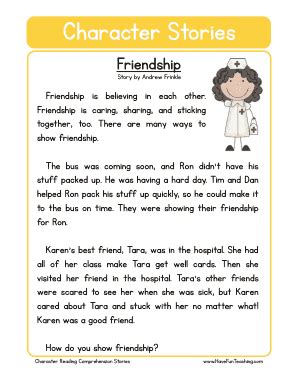 Friendship Story - Fill Online, Printable, Fillable, Blank | pdfFiller