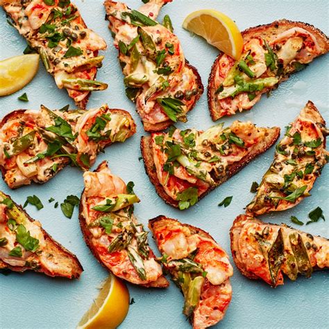 Rustic Shrimp Toasts Recipe | Bon Appétit