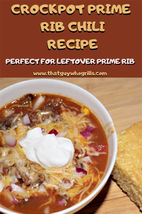 Crockpot Prime Rib Chili Recipe | Prime rib chili recipe, Chili recipes, Chili recipe crockpot