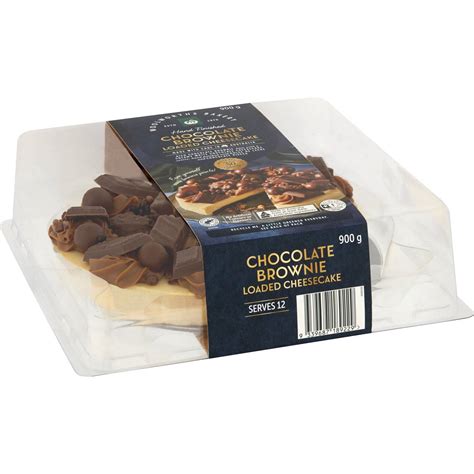 Calories in Woolworths Fully Loaded Chocolate Brownie Cheesecake calcount