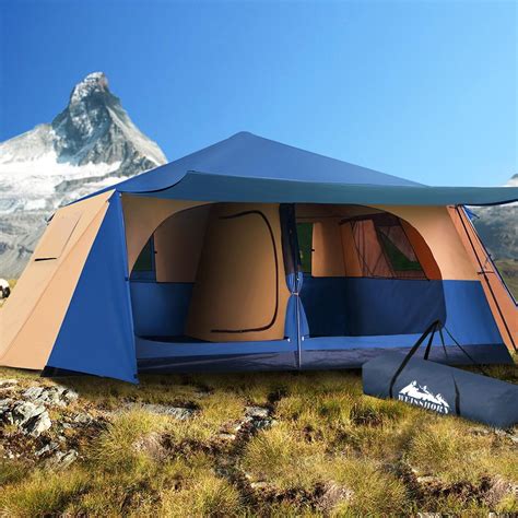 Weisshorn Instant Up Camping Tent 10 Person Pop up Tents Family Hiking Dome Camp - Bunnings ...