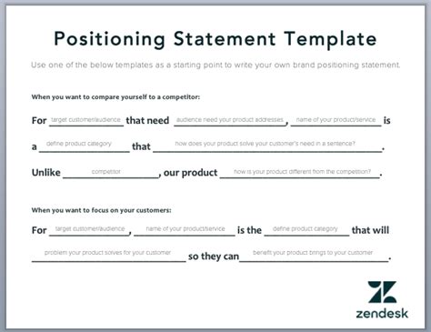 12 brand positioning statement examples + how to write one | Zendesk India