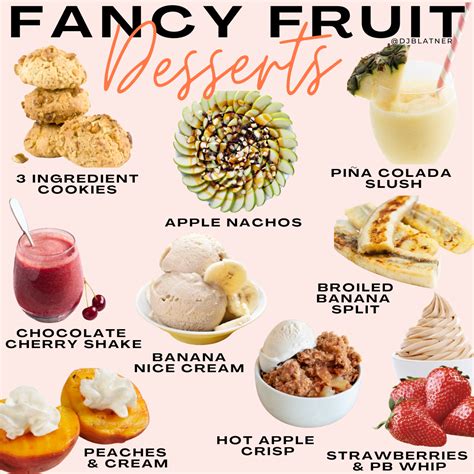 Fancy Fruit Desserts | DJ Blatner