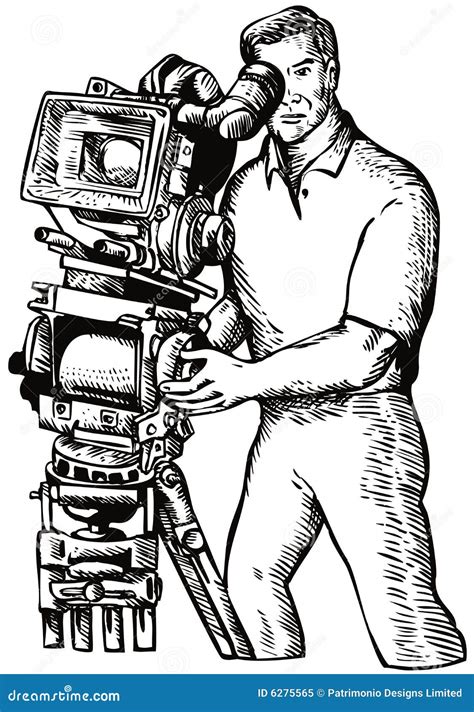 Cameraman Cartoon Vector | CartoonDealer.com #60160399