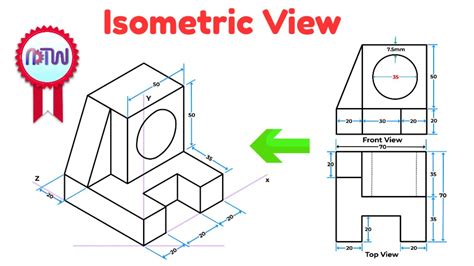 Isometric View | How to Construct an Isometric View of an Object ...