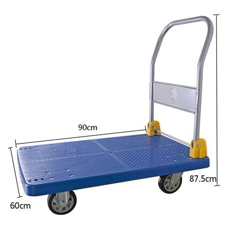 Industrial 400kg folding platform trolley