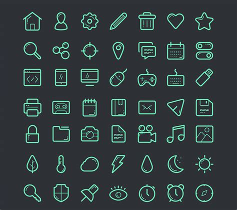 50+ Free and Useful GUI Icon Sets for Web Designers - Geeky Duck