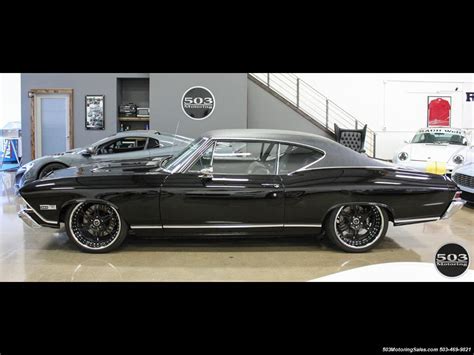 1968 Chevrolet Chevelle SS 396; Black/Black Stunning Restomod!