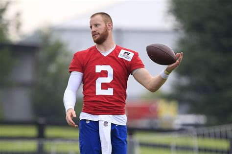 Colts' Carson Wentz suffers foot injury at practice