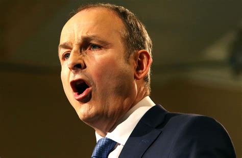 Micheál Martin got a little testy today on his party's chances of winning