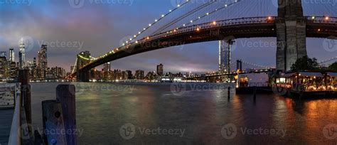 new york night view from brooklyn 18762061 Stock Photo at Vecteezy