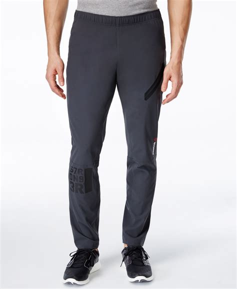 Reebok Men's ONE Series Woven Trackster Pant & Reviews - Activewear ...