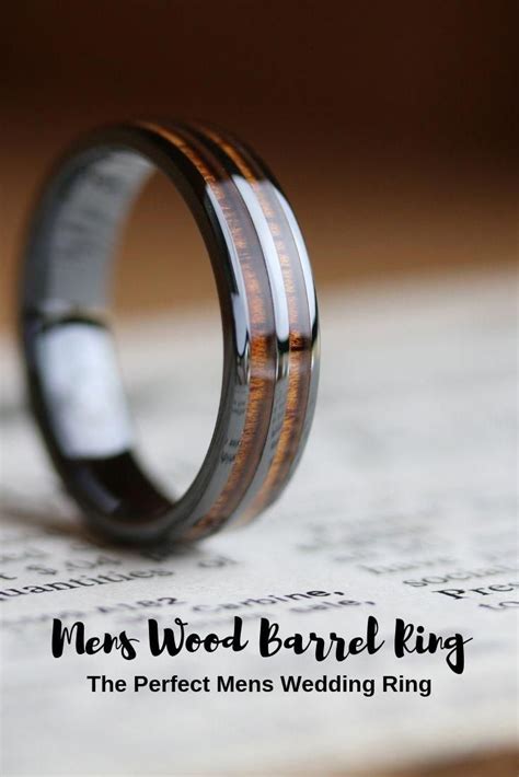 Mens Wooden Wedding Rings - jenniemarieweddings