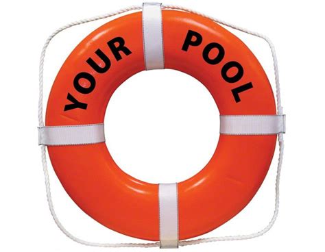 Personalized Life Ring Buoy - 24 Inch - Orange | Buoys, Personalised, Life