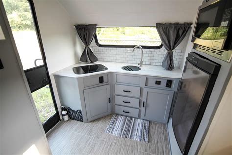 Our Renovated R-Pod! Pod Camper, Cargo Trailer Camper, Camper Trailer ...