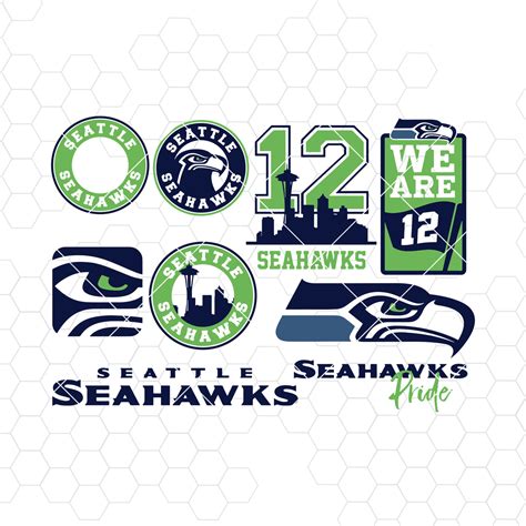 Seattle Seahawks SVG, Seattle Seahawks files, seahawks logo, football ...