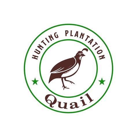 Premium Vector | Quail hunting plantation