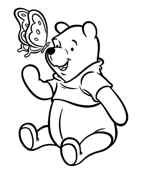 Winnie The Pooh Line Drawing at GetDrawings | Free download