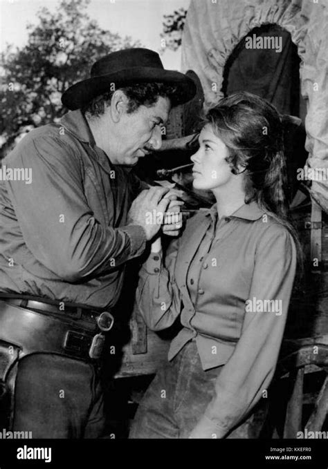 Richard Boone Antoinette Bower Have Gun Will Travel 1961 Stock Photo ...