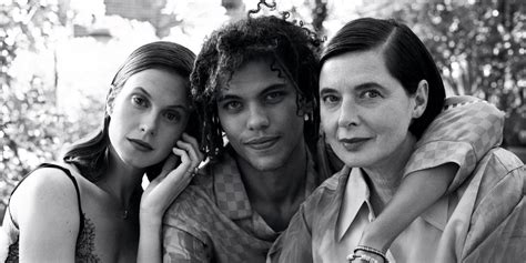 Isabella Rossellini Poses with Daughter Elettra Wiedemnn and Son Robert ...