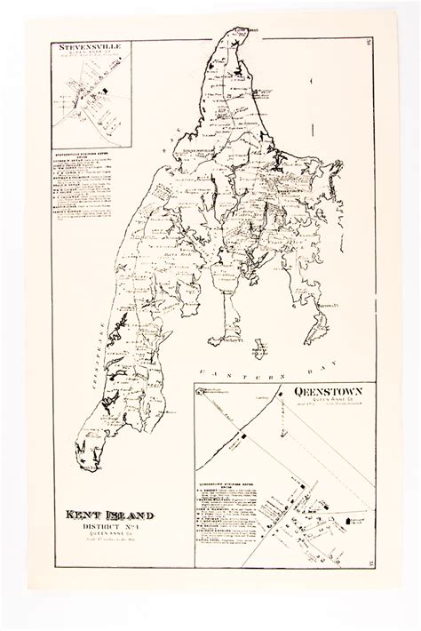 Map Of Kent Island - Cities And Towns Map