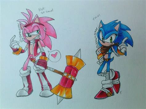 I drew a picture of Genderbent Sonamy a while ago(on my DA), and ...