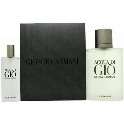 Giorgio Armani Giorgio Armani Acqua Di Gio Pour Homme Gift Set EdT 100ml + EdT 15ml • Price