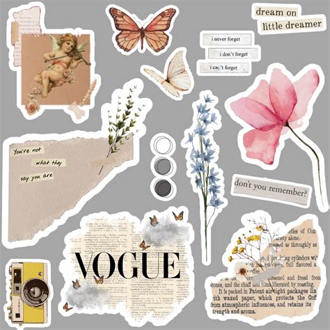 #aesthetic #art #vintage #stickers #scrapbooking #bulletjournaling #стикеры #наклейки #лд # ...