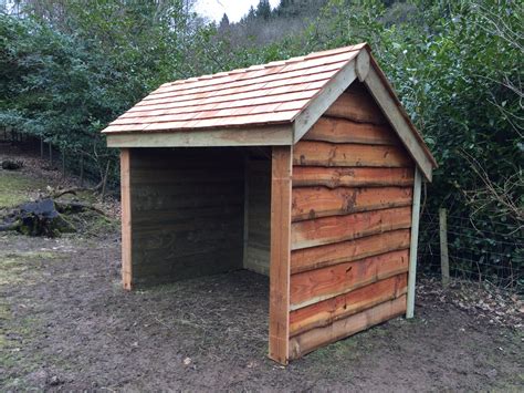 Waney edge field sheep shelter | The Wooden Workshop | Oakford, Devon