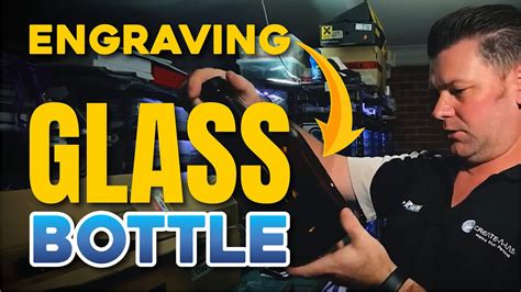 Laser Engraving Glass Bottle - YouTube