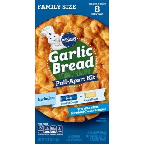 Pillsbury Garlic Bread Pull-Apart Kit Family Size, 14.7 oz - Harris Teeter