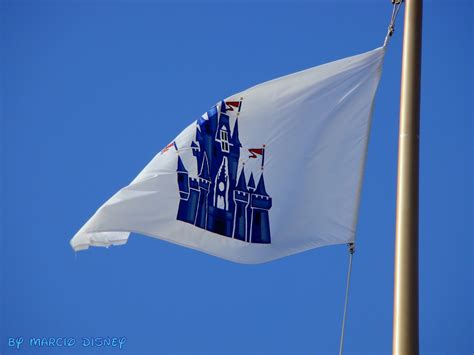 The Walt Disney World Picture of the Day: Cinderella Castle Flag at the ...