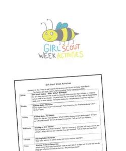 👧 Girl Scout Week Activity Packet - (FREE PRINTABLE ACTIVITY)