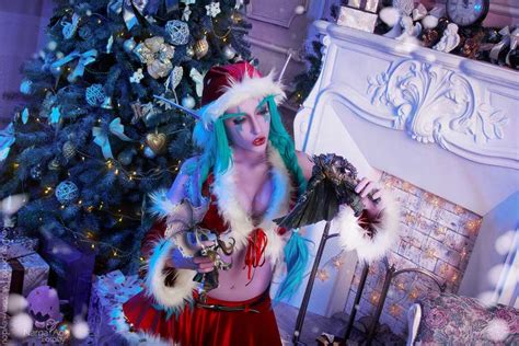 Winter Veil Night Elf Cosplay | Cosplay News Network