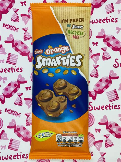 Smarties Orange Bar - Sweeties Direct