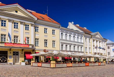 Historical Centre of Tartu. Editorial Stock Photo - Image of beautiful ...