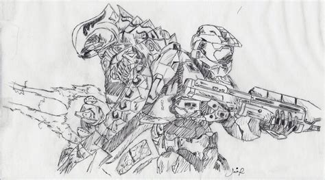 Master Chief and The Arbiter by LadyPhysics on DeviantArt