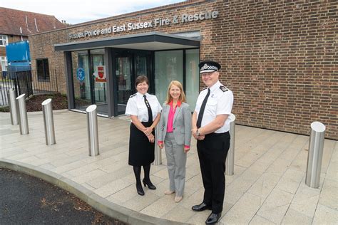 SPCC - New reception at joint Sussex Police and East Sussex Fire and ...