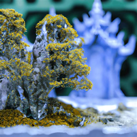 Miniature Bonsai Forest in 11500 Scale with Buddhist Monastery Complex ...
