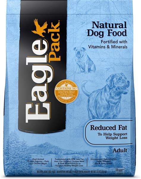 Eagle Pack Reduced Fat Adult Dry Dog Food, 15-lb bag - Chewy.com