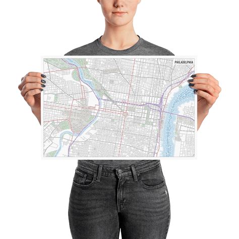 Philadelphia Typographic Poster – Axis Maps Store