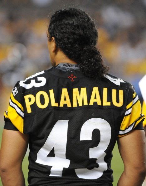 PITTSBURGH STEELERS~Troy Polamalu growing my hair like his | Steelers ...