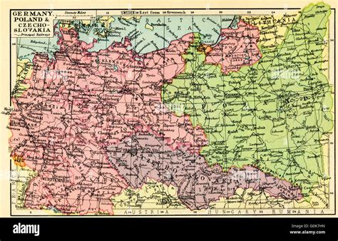 Poland And Germany Map - Table Rock Lake Map