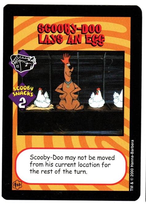 Scooby-Doo! Expandable Card Game - Scooby-Doo Lays An Egg-Art ...