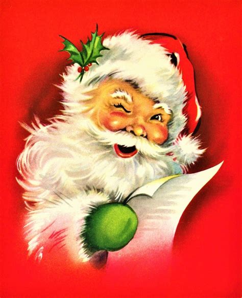 Vintage Santa Pictures Free – The Urban Decor