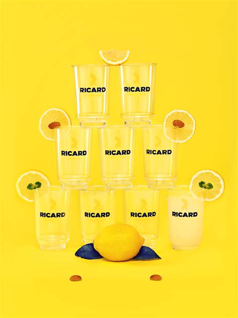 Ricard - Jaune Lemon - nature morte -direction artistique - animation - boisson - Art direction ...