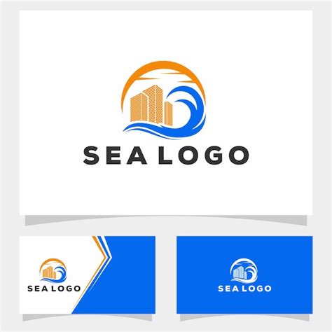 Premium Vector | Sea logo vector template