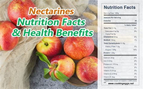 Nectarines Nutrition Facts and Health Benefits - CookingEggs